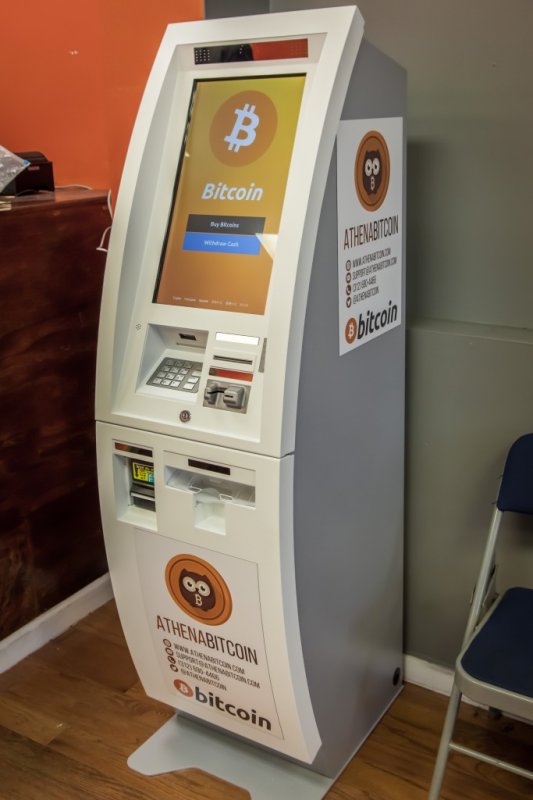 picture of bitcoin machine