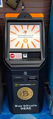 Bitcoin ATM providing easy cryptocurrency access