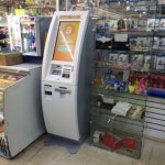 Bitcoin ATM at Chevron Gas Station in Atlanta