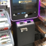 Bitcoin ATM at Londis Canning Town in London, UK