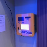 Bitcoin ATM at Tomi's Kitchen in London, UK