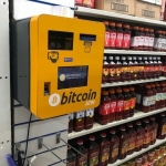 Bitcoin ATM at Heathway Cash & Carry/Dagenham in London, UK