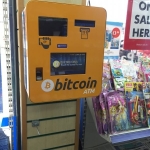 Bitcoin ATM at Costcutter Supermarket in London, UK