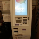 Bitcoin ATM at The Ravens Store in Baltimore