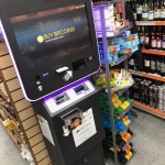Bitcoin ATM at Ocean Wine in London, UK