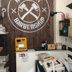 Bitcoin ATM at Hachet Barber Shop in London, UK