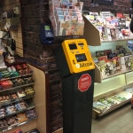 Bitcoin ATM at Presse Gateway in Montreal