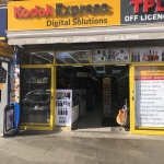 Bitcoin ATM at Kodak Express Wood Green (TPL Off licence) in London, UK