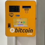 Bitcoin ATM at Fone Us (Finsbury Park) in London, UK