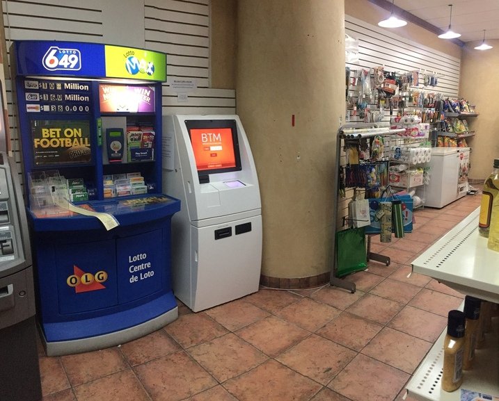 Bitcoin ATM in Toronto - Convenience Store