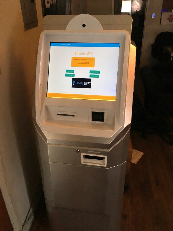 Bitcoin D.A.V.E. cryptocurrency ATM machine producer