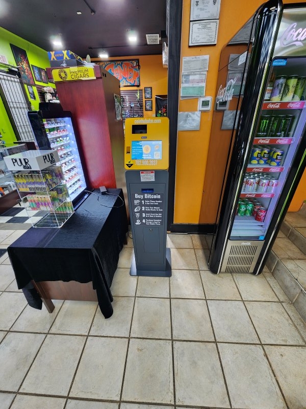 Bitcoin ATM in Tyler Smoke Center 1721 S Broadway Ave