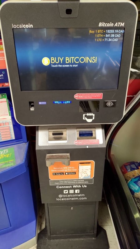 bitcoin atm with ach debit and credit