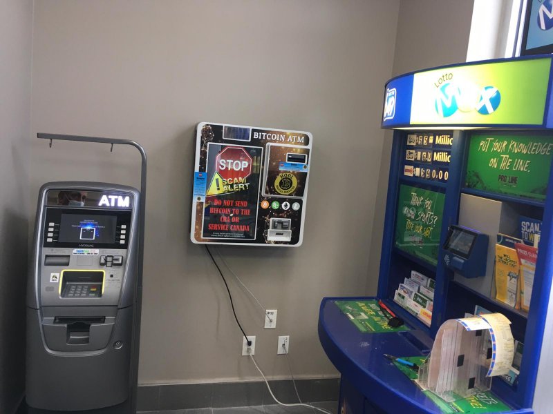 Bitcoin ATM in Richmond Hill Pioneer Station on Yonge