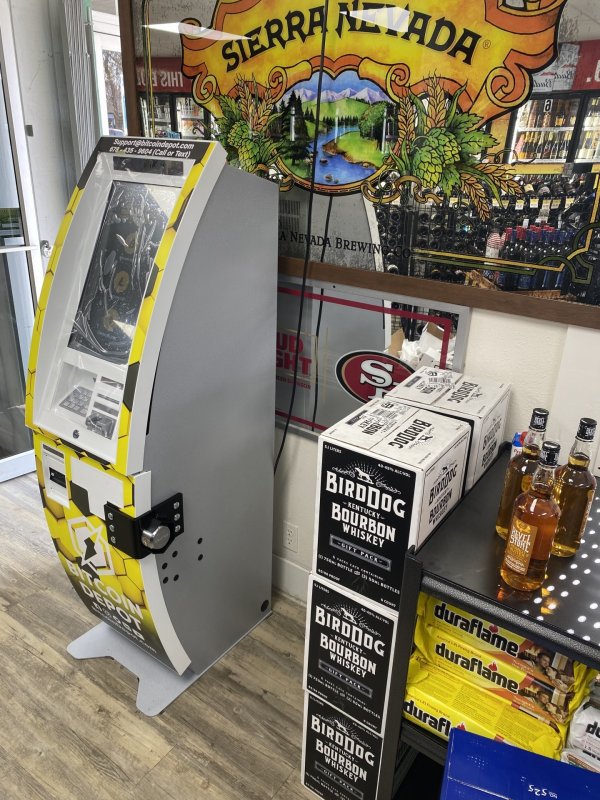 Bitcoin ATM in Chico Wine Cellar