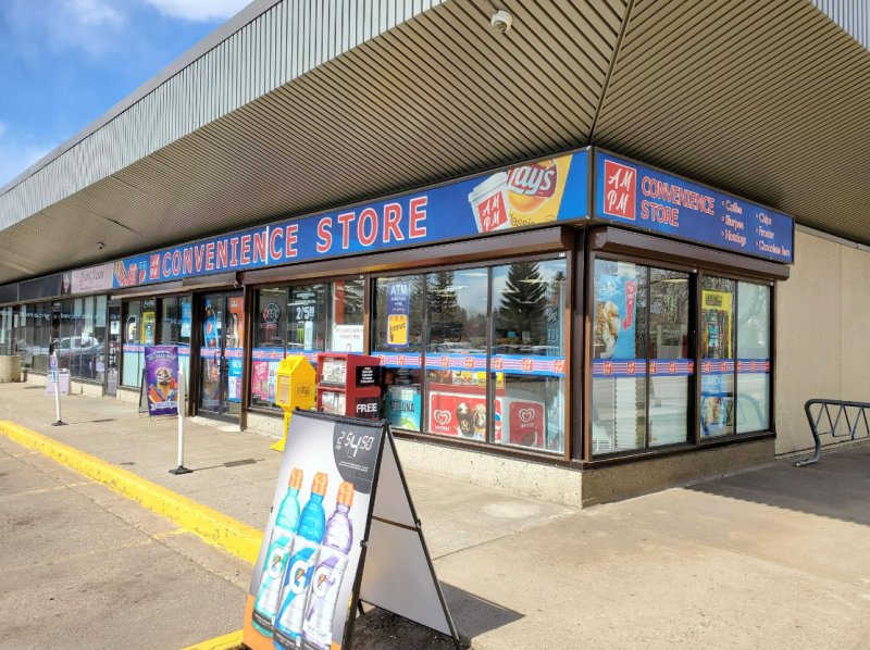 Bitcoin ATM in Edmonton AM PM Convenience Store