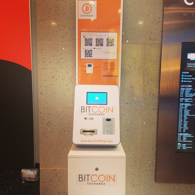 Bitcoin A!   tm In Singapore Citylink Mall - 