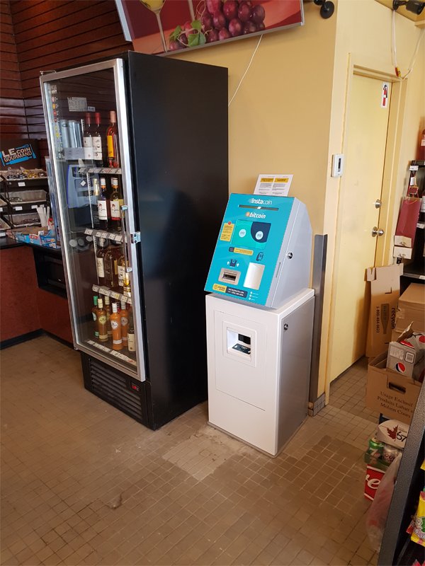 Bitcoin ATM in Quebec City Dépanneur Provisoir Quatre