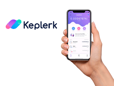 Keplerk cryptocurrency/cash exchange service provider