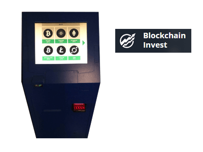 Blockchain Invest cryptocurrency ATM machine producer